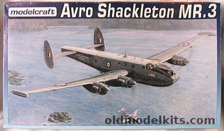 Modelcraft 1/72 Avro Shackleton MR.3 RAF - Royal Air Force (RAF) or South African Air Force (SAAF) - (ex Frog), 72-050 plastic model kit